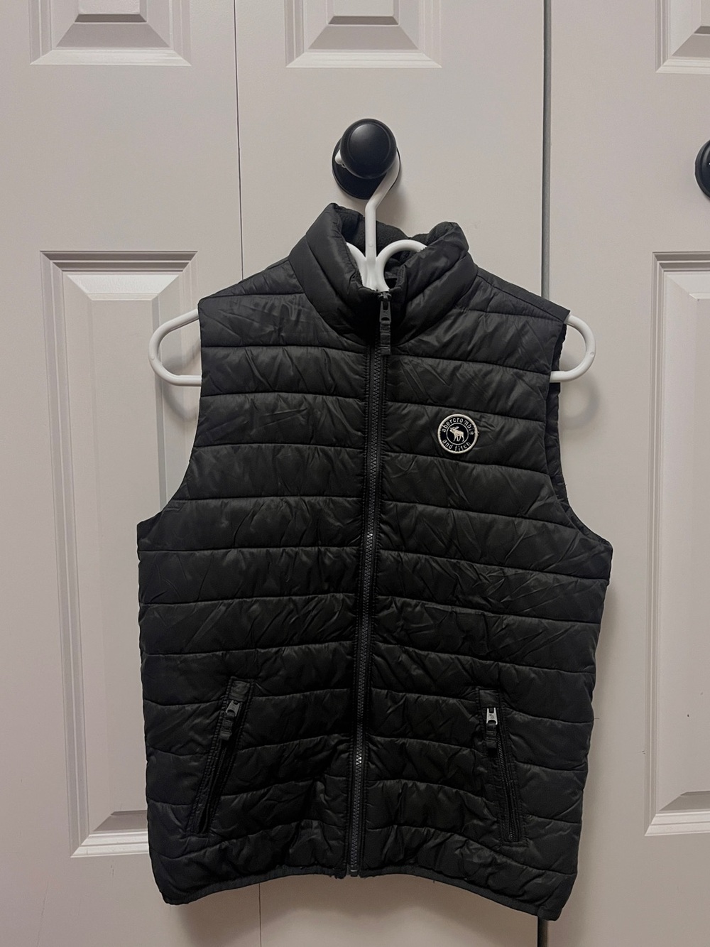ABERCROMBIE Kids Dark Grey Puffer Vest